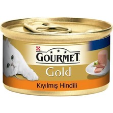 Uravas Store Gourmet Gold Kıyılmış Hindili Kedi Konservesi 85GR