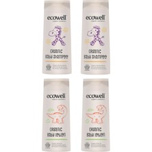 Ecowell Organik Bebek Bakım 4'lü Set - Organik Bebek Şampuanı ve Bebe Losyon 2x300 ml Paraben ve SLS İçermez