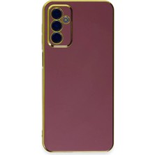 Renas Store Galaxy A04S Kılıf Volet Silikon - Kırmızı
