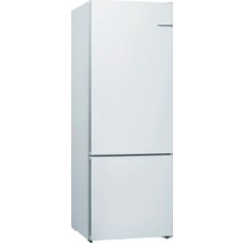 Bosch KGN56UWF0N Çift Kapılı 508 Lt No-Frost Buzdolabı F Enerji Sınıfı ile Geniş İç Hacim Sunar