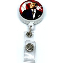 Stormistoretr Atatürk Yoyo Yaka Kartlığı 1 Adet 75 cm Uzunlukta İpli Tasarım ile Kullanıma Uygun