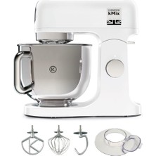 Kenwood Kmix Mutfak Şefi 1000 W Beyaz 5 lt Metal Hazne Kıyma Çekme Opsiyonel Özellik