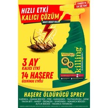 Killing Max Sprey 500 ml – Böcek İlacı Karınca 3 Ay Etkili 14 Haşere Hamam Böceği Pire Tahtakurusu