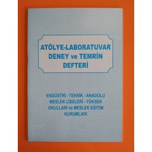 Deftersan 40 Yapraklı Atölye Temrin Defteri 2 Adet 20 x 28 cm Mavi Renkli