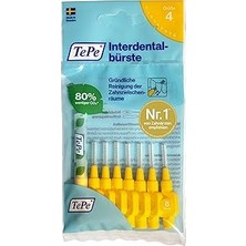 Uravas Store Tepe 0.7 mm - Sari Diş Arayüz Fırçası (1x 8 Adet)