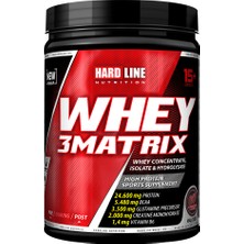 Hardline Nutrition Whey 3 Matrix Çilekli 454 gr Bcaa Aminoasit İçeren Kas Geliştirme Ürünü Türkiye Menşeli