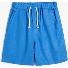 Koton Basic Şort Beli Bağlamalı Cepli