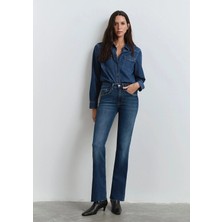 Mavi Maria Gold Shape Koyu Mavi Jean Pantolon 101225-80680