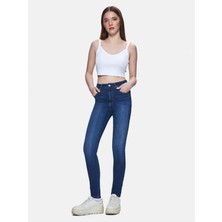 LTB Kadın  Marcella X Dar Paça Yüksek Bel Jean Pantolon
