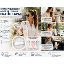 SellHubX Stanley Uyumlu Sip Lid Kapak – Pipetsiz Içim, Sızdırmaz Tasarım, Bpa Free –  40 OZ Uyumlu