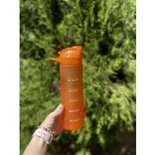 Gıpta 600 ml Unbetan Tritan Pipetli Matara Turuncu Renkli BPA İçermeyen Hafif Tasarım