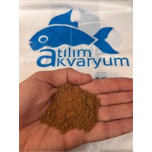Atılım Akvaryum Yavru Balık Büyütme Yemi, Toz Yem Ekstra Protein, Spirulina ve Artemialı 50 Gram