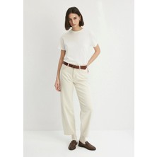 Mavi Leila Premium Blue Krem Jean Pantolon 1010600-87058