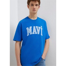 Mavi Mavi Logo Baskılı Mavi Tişört 0611711-81330