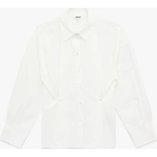 Koton Kadın Regular Fit Uzun Kollu Ekstra Düğme Detaylı Poplin Gömlek 6SAK60132