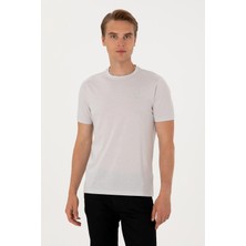 U.s. Polo Assn. Bisiklet Yaka Gri Erkek T-Shirt Exc-Melenas