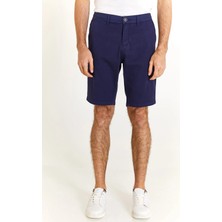 U.S. Polo Assn. Normal Bel Regular Fit Lacivert Erkek Bermuda Şortrt DESTA24Y