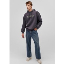 Siyah Erkek Sweatshirt M0S10202-70087