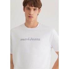 Mavi Mavi Jeans Baskılı Beyaz Tişört 0612523-620