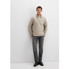 Mavi Marcus Sporty Erkek Koyu Gri Smoke Jean Pantolon 0035189134 Normal Kesim Denim Model 32/34