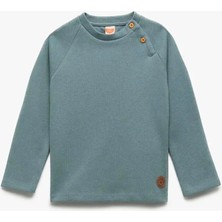 Koton  Mavi Erkek Bebek Sweatshirt 6WMB10074TK