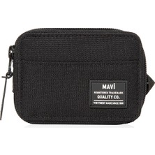 Mavi Fermuarlı Siyah Cüzdan 092844-900