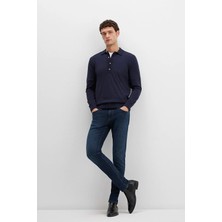 Mavi James Lux Black Puslu Koyu Mavi Jean Pantolon 0042490825