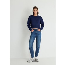 Mavi Cindy Classic Denim Gölgeli Koyu Mavi Jean Pantolon 100277-87925