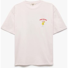 Koton  Pembe Kadın T-Shirt 5SAK50124EK