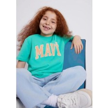 Mavi Mavi Logo Baskılı Yeşil Tişört 7610109-71724