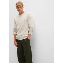 Mavi Bisiklet Yaka Bej Sweatshirt 0S10457-35111