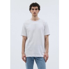 Mavi Çizgili Mavi Premium Basic TIŞÖRT0612034-70794
