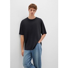 Mavi Siyah Oversize Tişört 066902-900