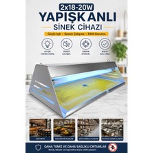 Sinektech Elektrikli Yapışkan Levhalı Sinek Öldürücü 2X20W 60CM Sinek Cihazı Sinek Tutucu Sinek Yakalama Sinek Öldürücü