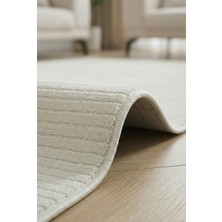 Modern Halı Özel Kesim Halı Kolay Temizlenebilir Halı Salon Halısı Mutfak Halısı Yolluk Krem Halı