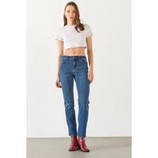 Gabriel Dark Blue Straight Fit Jean Pantolon(Tencel)(Tm) - Dark Blue