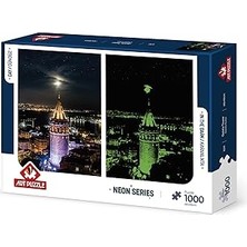Uravas Store Art Puzzle Galata Kulesi 1000 Parça Neon Puzzle