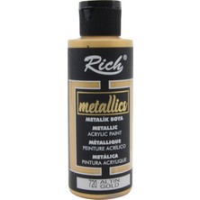 Rich Metalik Akrilik Boya 120 Cc Altın 120-0720