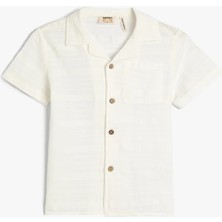 Koton Beyaz Erkek Gömlek 4SKB60086TW Modern Stil ile Şıklık ve Rahatlık Sunar