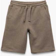 Koton Erkek Çocuk Beli Bağcıklı Cep Detaylı Basic Şort Desensiz 4 - 5 Yaş Regular Fit