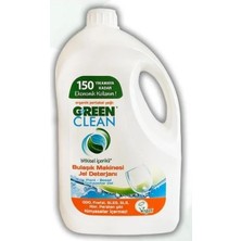 Green Clean Portakal Yağlı Bitkisel Bulaşık Makinesi Jel Deterjanı 3000 ml
