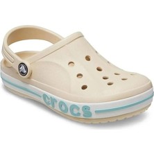 Erkek Çocuklar İçin Crocs Bayaband Clog K 207019-11S Beyaz Silikon Terlik Hafif ve Rahat Tasarım