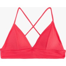 Koton Arkası Çapraz Askılı Bağlama Detaylı Bralet Bikini Üstü