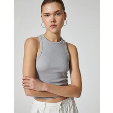 Koton Basic Halter Yaka Atlet Ribanalı Pamuklu