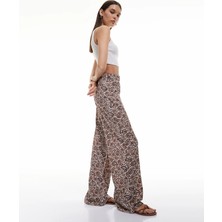Koton Beli Lastikli Geniş Paça Yazlık Pantolon