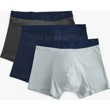 Koton Basic Pamuklu 3'lü Boxer Seti