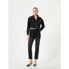 Koton 4SAL40318MD Blk Sıyah Kadın Denım Pantolon