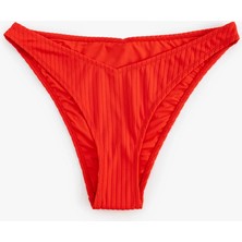 Koton Astarlı Dokulu Asimetrik Bel Bikini Altı