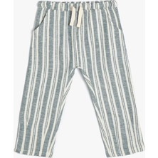 Koton Erkek Bebek Mavi Kanvas Pantolon - 4SMB40008TW