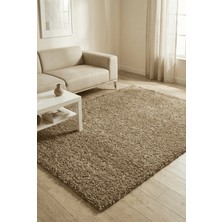 Anaska Home Modern Desensiz Koyu Kahve Salon Halısı Oturma Odası Halısı Çocuk Halısı Yumuşak Özel Ölçü Halı
